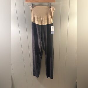 Gray Mothethood Maternity Leggings